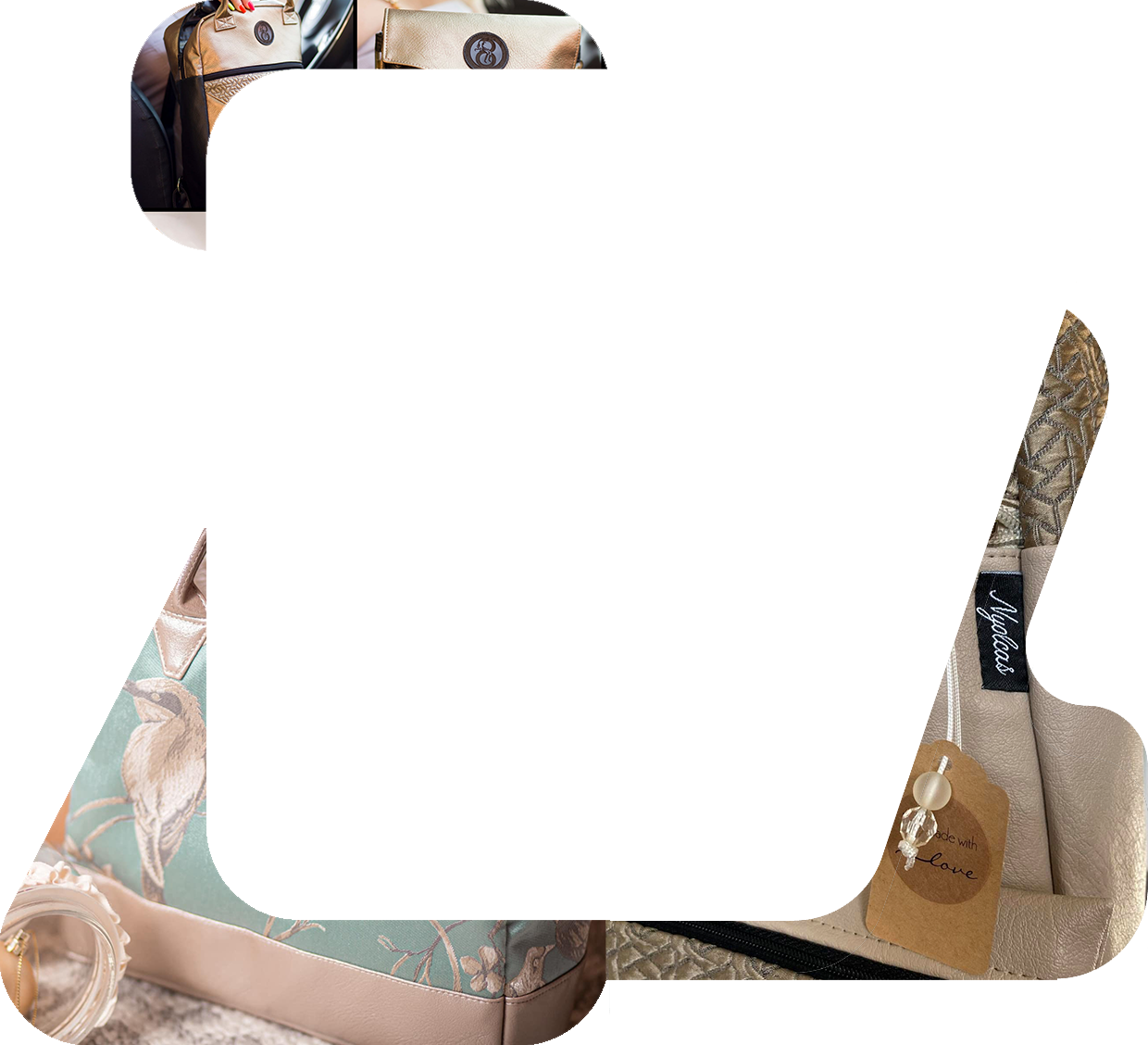 nyolcastáska egyedi táska